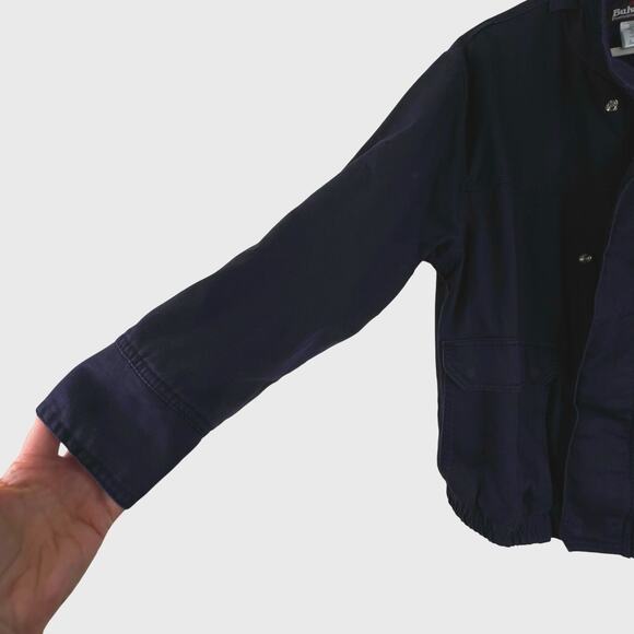 Bulwark Protective Apparel Blue Full Zip Jacket Men's Large FR Flame Resistant - Picture 6 of 15